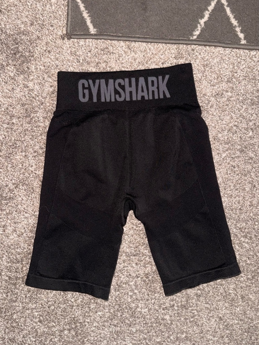 Gymshark Black High Waisted Biker Shorts Size S - Picture 2 of 3